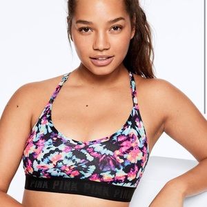 PINK Tie Dye Sports Bra Sz L